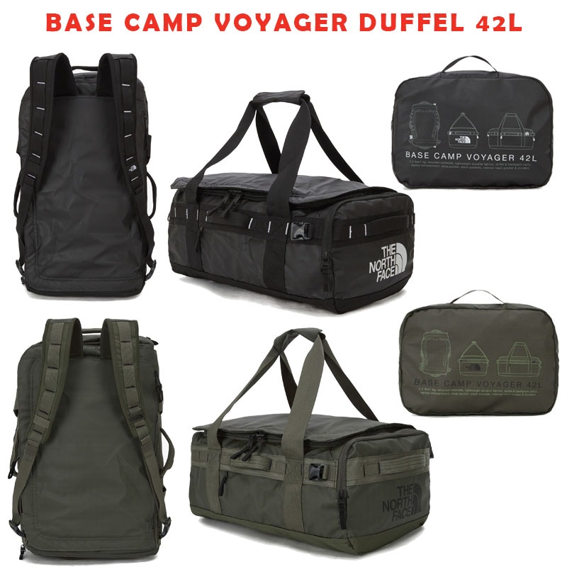 韓国正規品保証 関税負担なし NN2FP76A BASE CAMP VOYAGER DUFFEL 42L デイリー 基本 着装 男子 女子 人気 韓国 ファッション 男女共用 アウトドア