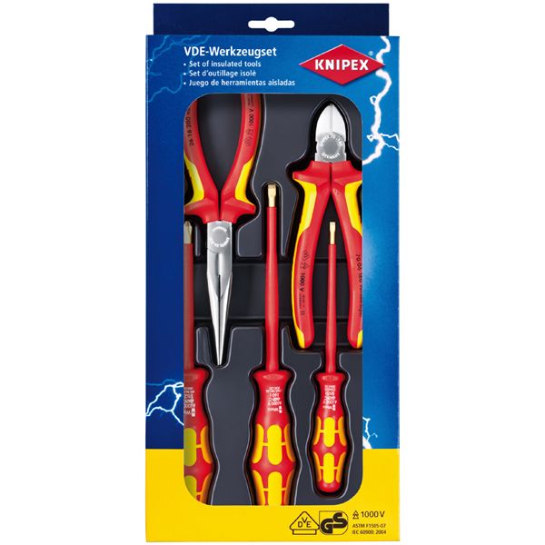 KNIPEX クニペックス 1000V絶縁ツールパック サイズW170xH370xD40mm 002013