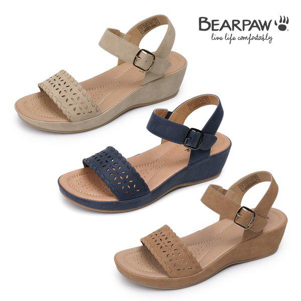 LAURIE 女性 ストラップ ウェッジサンダル 3種 K2265RB