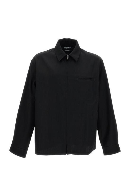 JACQUEMUS Men Shirts SHM00576AW00739990 Black