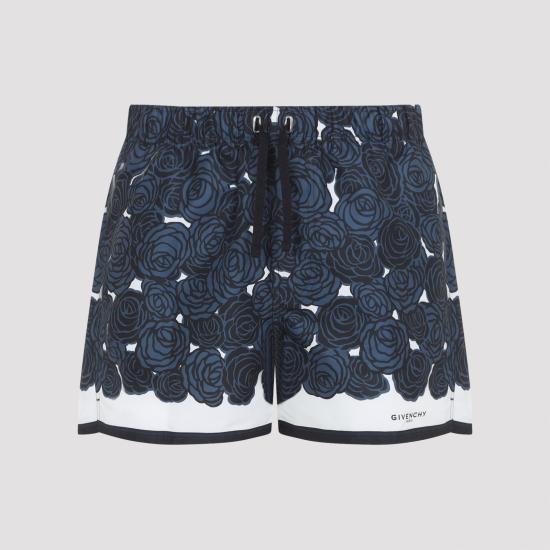 GIVENCHY Men Swim Pants BMA01S1YJZ 410 NAVY
