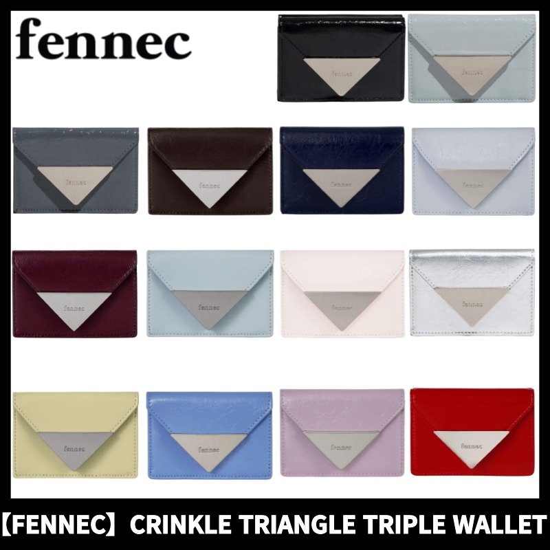 CRINKLE TRIANGLE TRIPLE WALLET [公式正規品]