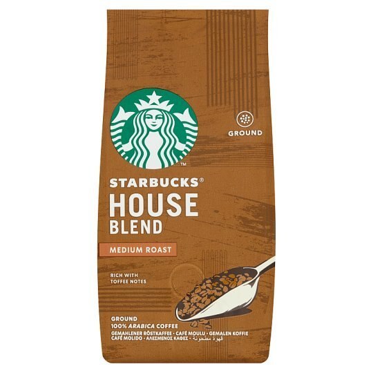輝く高品質な Starbucks House 200g Coffee Ground Roast Medium Blend