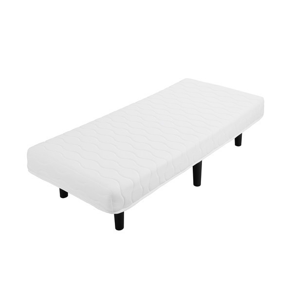 BAM-SS ホワイト 脚付きボンネルコイルマットレスSS メーカー直送