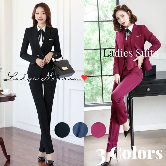 6月の新製品プロモーション最終日 リクルートスーツ レディース 就活スーツ ビジネススーツ パンツスーツ 上下 レディーススーツ 女性スーツ 黒スーツ 紺スーツ セットアップスーツ スーツ 大学生 か