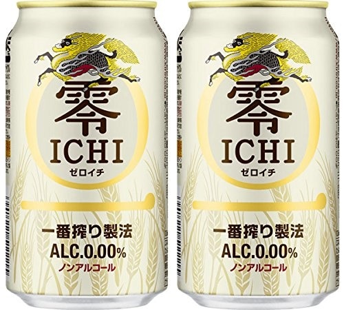 2ケース単位送料無料キリン零ＩＣＨＩ（ゼロイチ）350ＭＬ缶（6缶パック4入＝24本2）2ケース売り