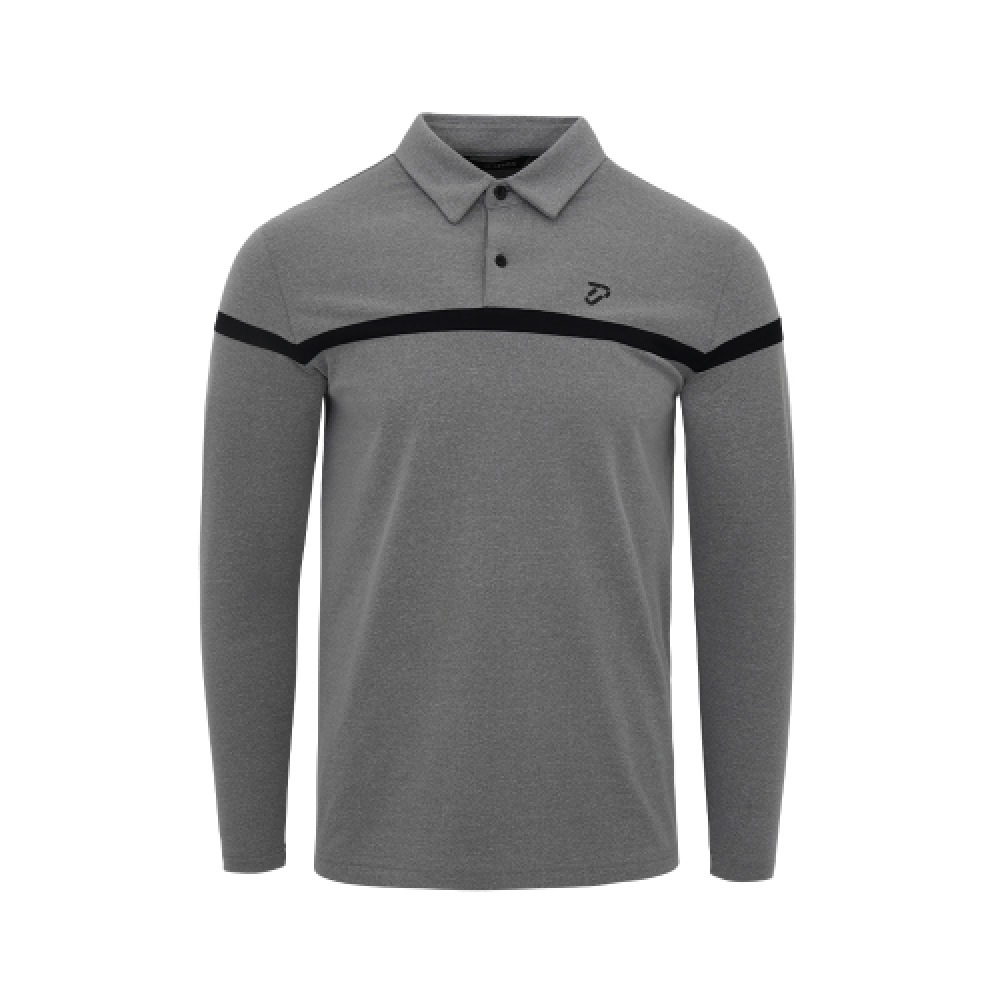 IAN POULTER DESIGN [IJP DESIGN] Ian Poulter Design メンズコートまたは起毛カラー T シャツ-IPM4FTS911 GY