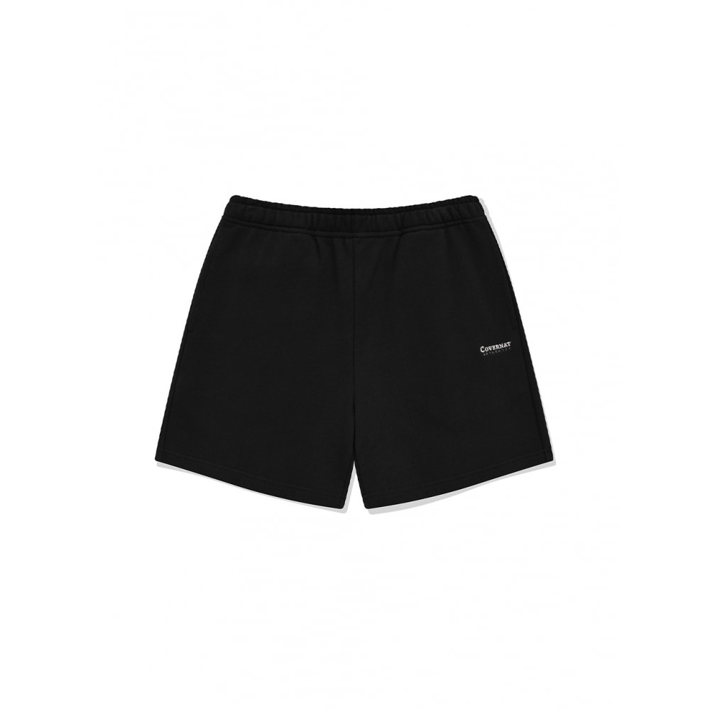 COVERNAT ボクサーフィットスウェットショーツブラック