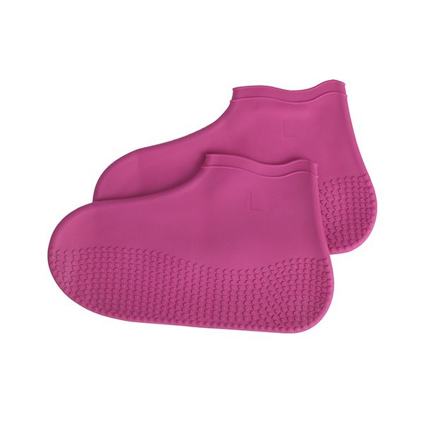 （まとめ） エツミ 防水シューズカバー2 Lサイズ ワイン V-82345 [x2セット]