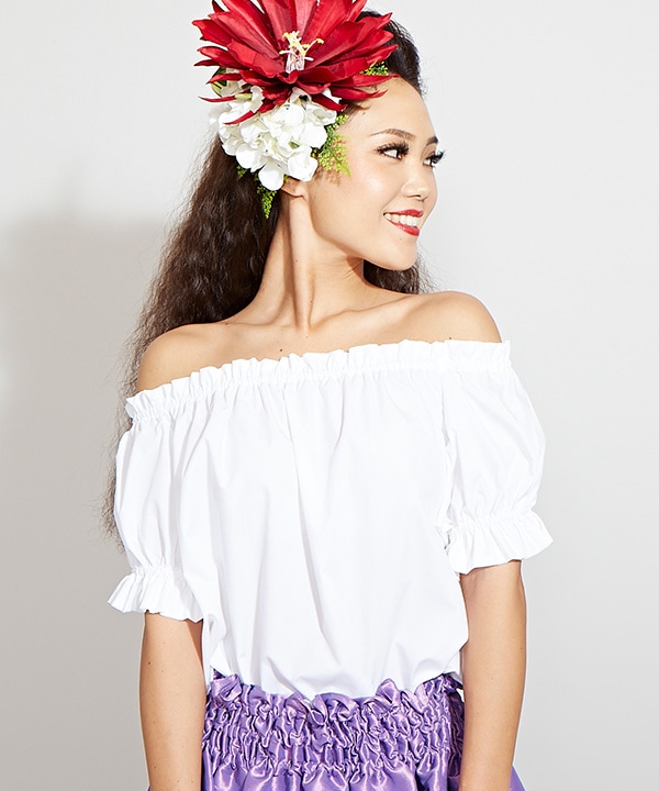 パフフレンチ袖ブラウス