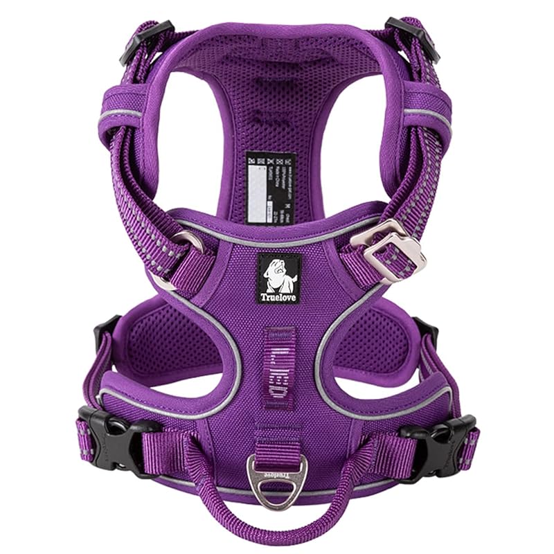 cocomall TRUE LOVE専門販売店 2020新型 犬用ハーネス 犬用胴輪 ドッグ ペット用品 ハーネス 3M反射材料 訓練 ナイロン製 小型犬中型犬大型犬に向け 通気性 調節可能 (S