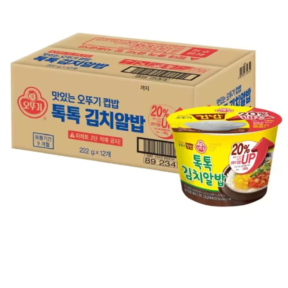 韓国-KMEAL-オットギトクトクキムチトビコ入りご飯222gx12