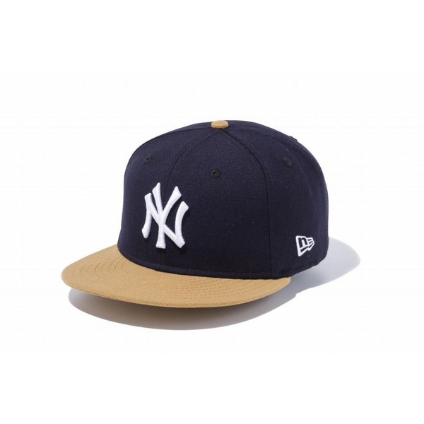 ニューエラ NEW ERA 9FIFTY ニューヨーク・ヤンキース ネイビー × ホワイト ウィートバイザー 14524950 帽子 キャップ 5,423円