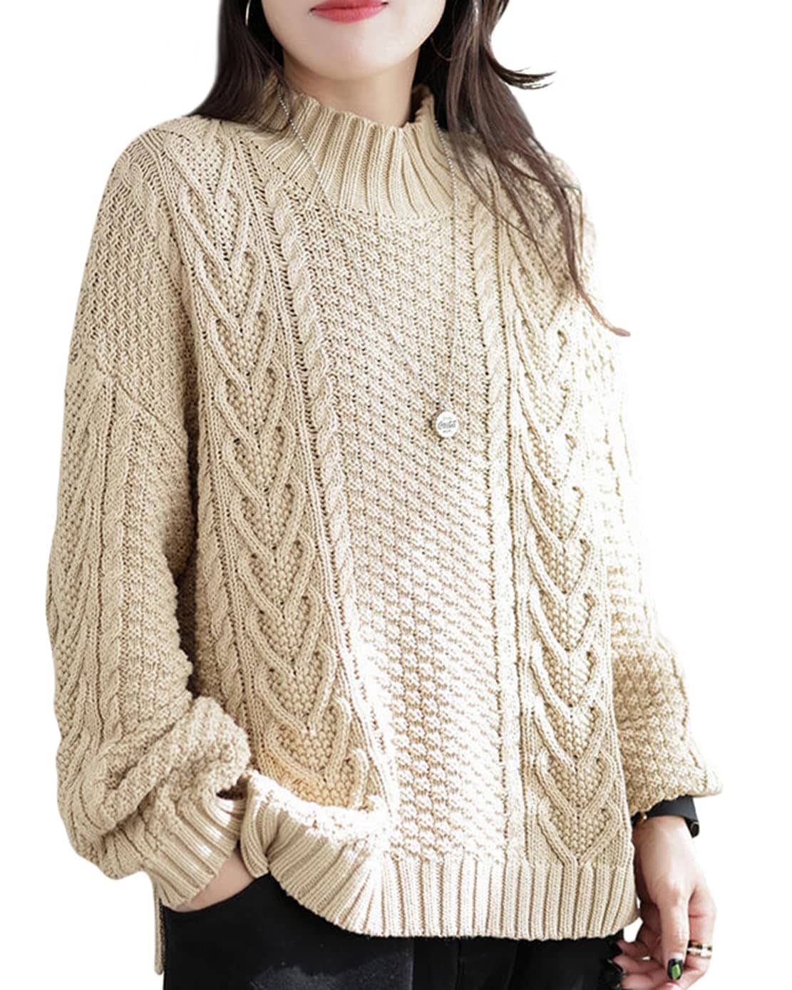 セーター レディース ニット 秋 長袖 厚手 おしゃれ 通勤 通学