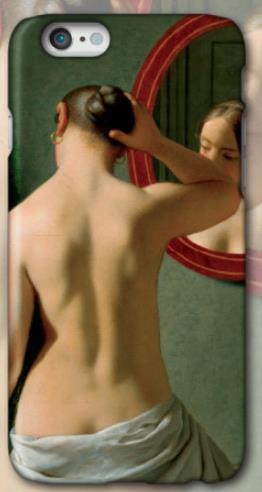 世界的に有名な Wilhelm ヴィルヘルムエッケルースベルクChristoffer Eckersber カードの ハードケース mirror a before hair her doing woman nude A iPhone 11