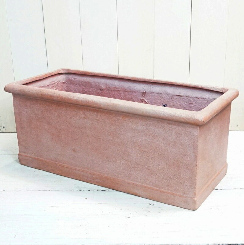 植木鉢 おしゃれ 大型 プラスチック 軽い CLタブプランターS FRP 60cm 穴あり 長方形 横長 観葉植物向け