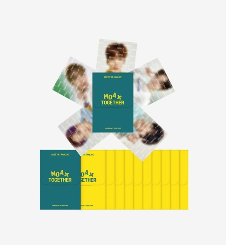 (未開封新品)（グッズPHOTOCARD）TXT（トゥモローバイトゥゲザー）2022 MOA X TOGETHER MINI PHOTO CARD SET