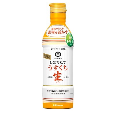 他サイト： キッコーマン食品 いつでも新鮮 しぼりたてうすくち生しょうゆ 450mlの商品画像