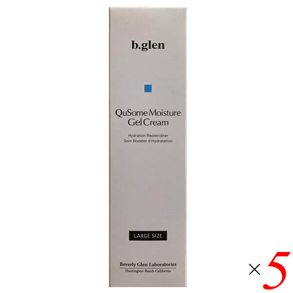 ビーグレン QuSomeモイスチャーゲルクリーム(Lサイズ) 44g 5個セット