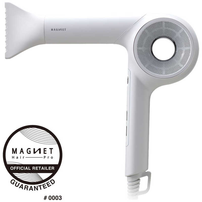 マグネットヘアプロ ドライヤーゼロプラス HCD-G08CW [WHITE+] ヘアドライヤー