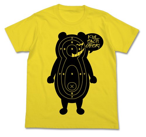 [コスパ COSPA] ダンガンロンパ 希望の学園と絶望の高校生 THE ANIMATION モノクマターゲットTシャツ イエロー サイズ:S