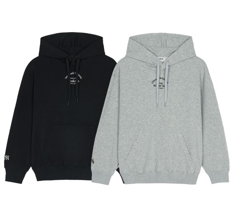 Basic Lettering Logo Overfit Hoodie