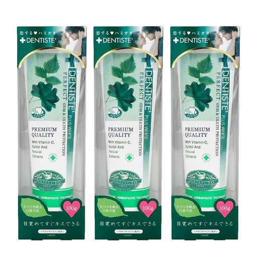 チューブタイプ ハミガキ粉 ミントの香り 目覚めてすぐKISSできる 恋するハミガキ 100G 3個セット