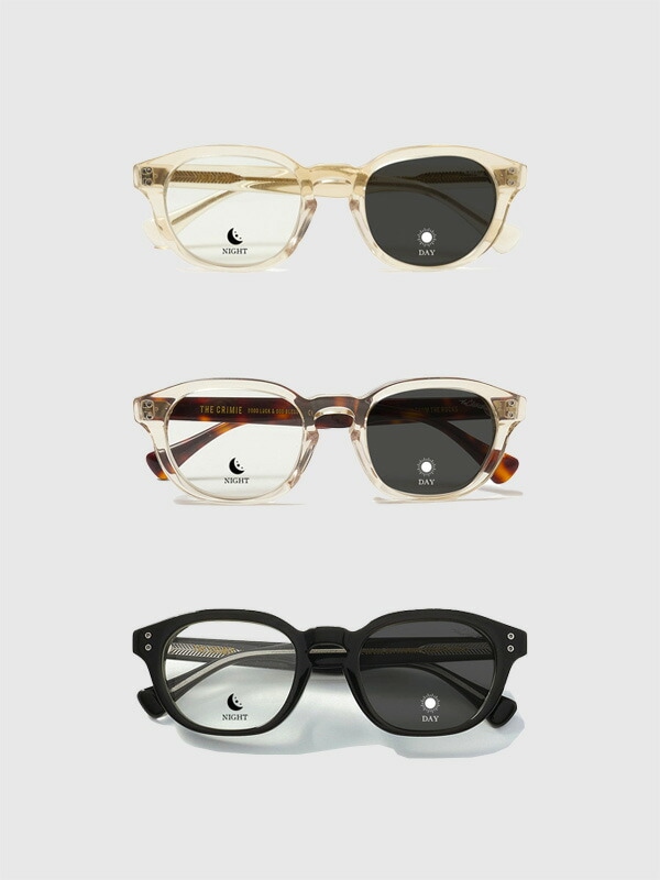 CRIMIE クライミー サングラス 調光 MIKE BIKER SHADE SUNGLASSES バイカー シェード 紫外線99%カット ボストンタイプ メガネ CR1-02E1-AE02