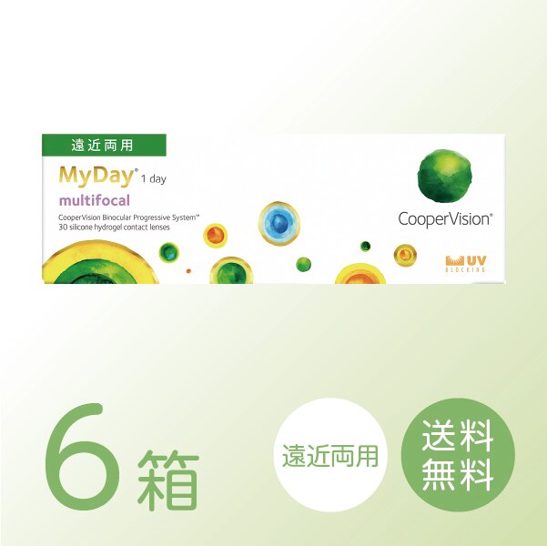 マイデイ マルチフォーカル 6箱セット (1箱30枚) 【処方箋提出必須】 ソフトコンタクトレンズ 1日使い捨て 遠近両用 18,618円