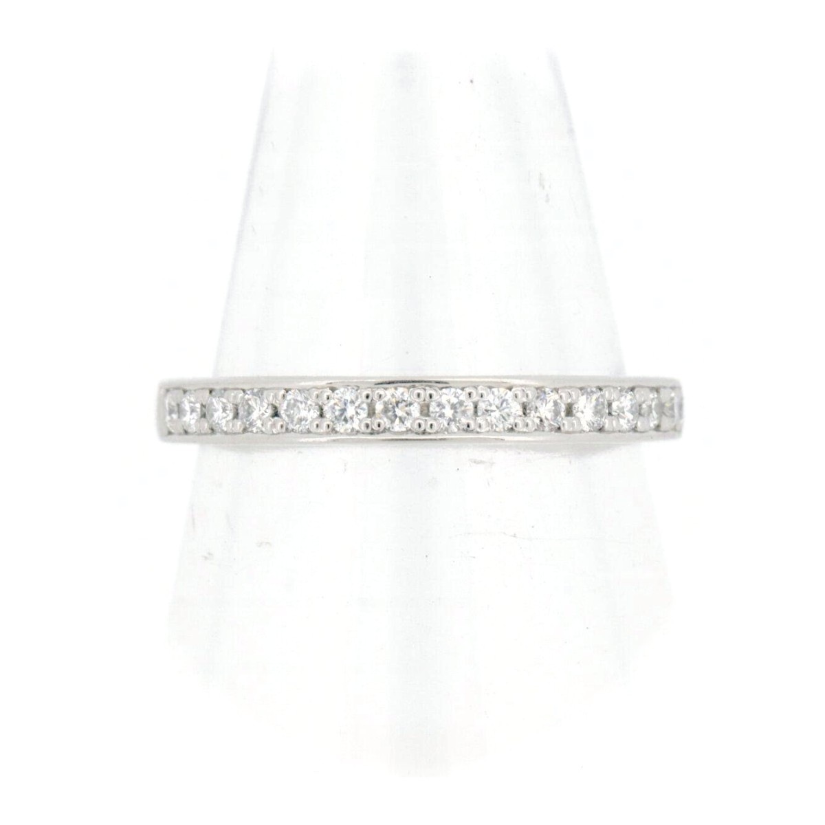 ハーフエタニティ ダイヤモンド リング 指輪 0.16ct 5号 Pt950(プラチナ) 質屋出品