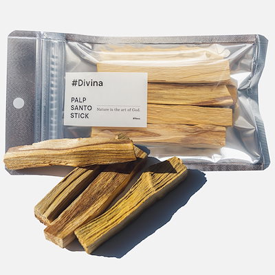 他サイト： [100％天然のお香 ] #Divina パロサントスティック 甘く神秘的な香り 香木 太め4本 (約35g) ペルー産の商品画像