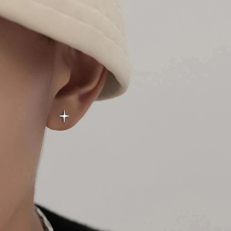 トレンド シンプル メンズ シルバー 星星 ボディピアス 新作入荷 スタイル おしゃれ クール ピアス70ピアス