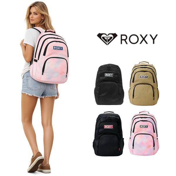 ROXY リュック 大容量 GOOUT バックパック バックパック リュックサック 通学 部活 普段使い レディース ユニセックス ギフト プレゼント ブラック rbg261301