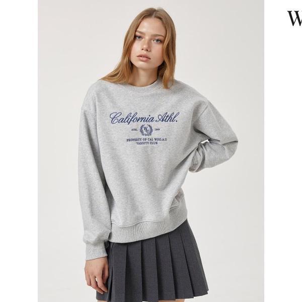 WAU 刺繍スウェットシャツ (WHMWF4921F)