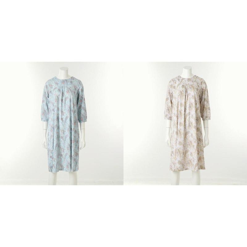 ナイロンスパンデックス捺染ガウン レディース ワンピース パジャマ VEVA103LCSG