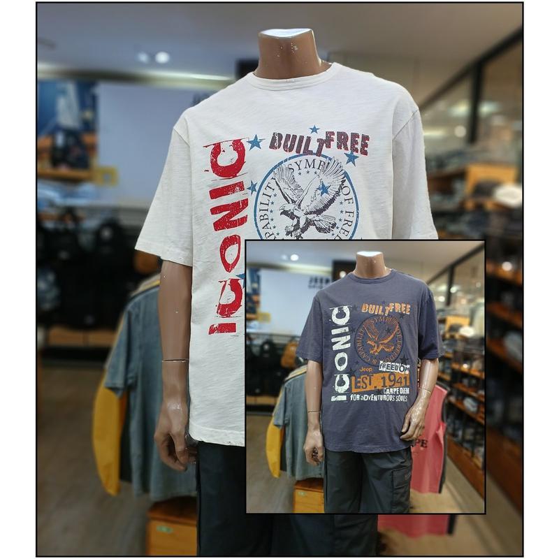 （共用）スラブヴィンテージグラフィック半袖TシャツJR2TSU213_BP_BP