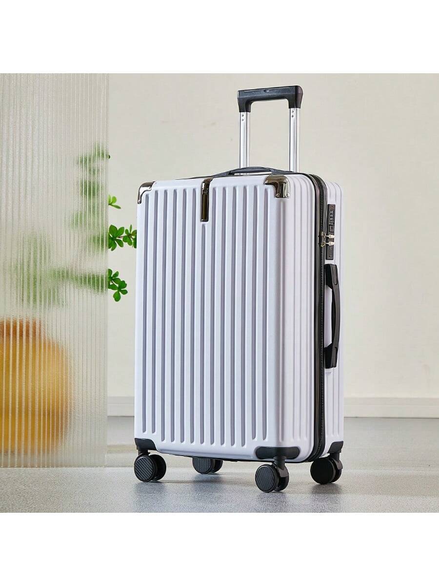 24インチの大容量スーツケーストラベルキャリーバッグ多方向ホイール付きキャビントロリーバッグ 卒業旅行用