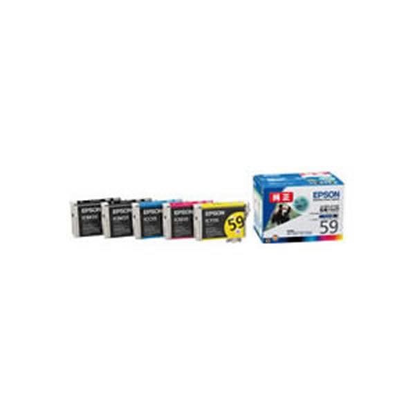 (業務用3セット) (純正品) EPSON エプソン インクカートリッジ/トナーカートリッジ (IC5CL59 5色パック)