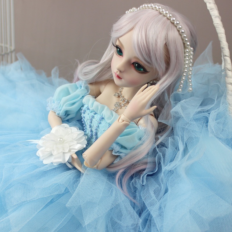 60cmドリス手描きメイクbjdウェディングドールプリンセスガール着せ替えおもちゃジョイントドール