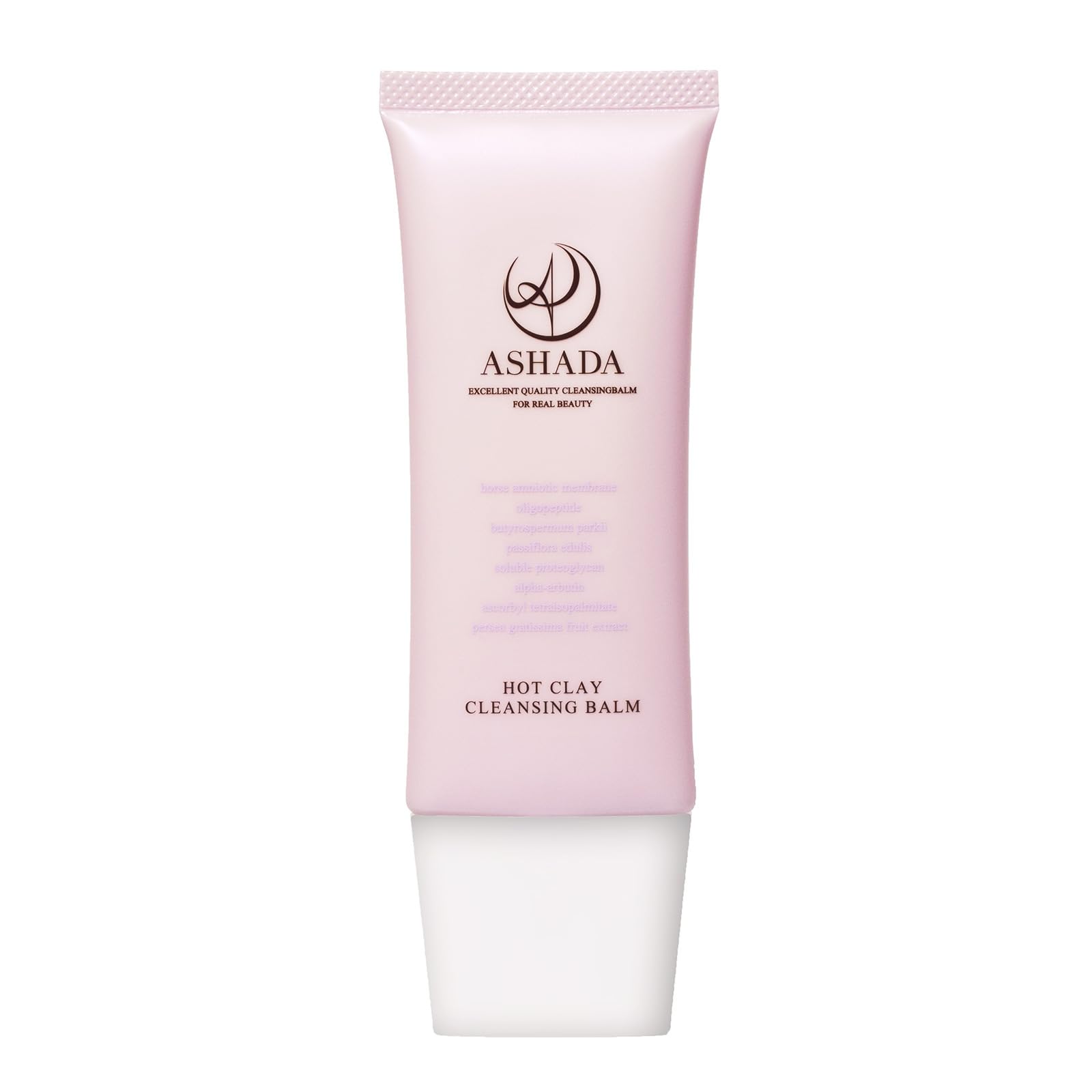 ASHADA-アスハダ- ホットクレイ クレンジング バーム 60g 【ギフト プレゼント】 羊膜エキス メイク落とし 洗顔 鼻 毛穴 黒ずみ 溶岩クレイ 保湿 温感 乾燥 小じわ 柑橘系の香り