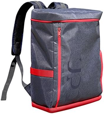 UPQ Bag BP01 NR バックパック 充電可 15.5インチPC収納 ネイビー アンド レッド