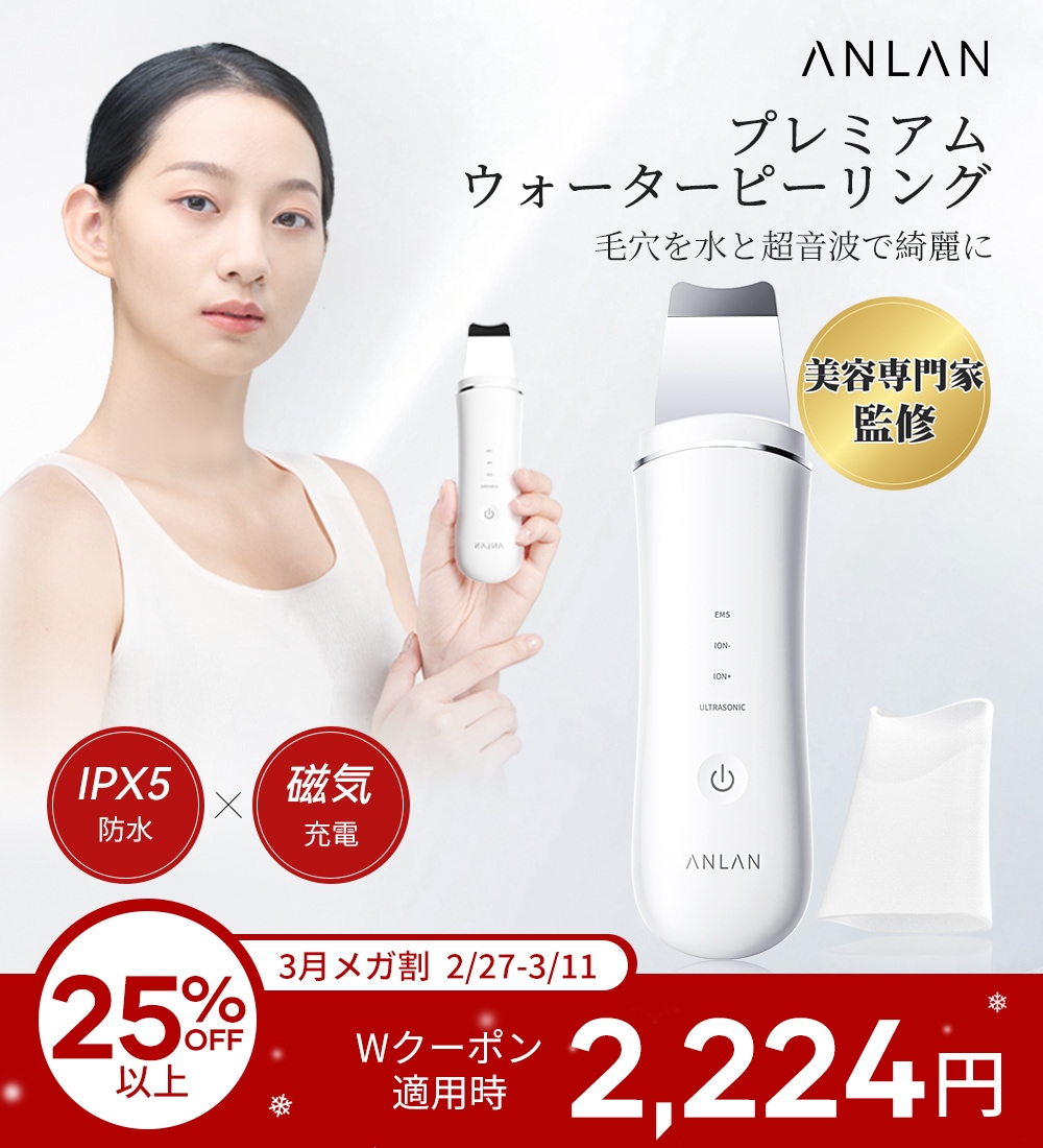 Qoo10] ANLAN メガ割25%OFF 【美容専門家監修】