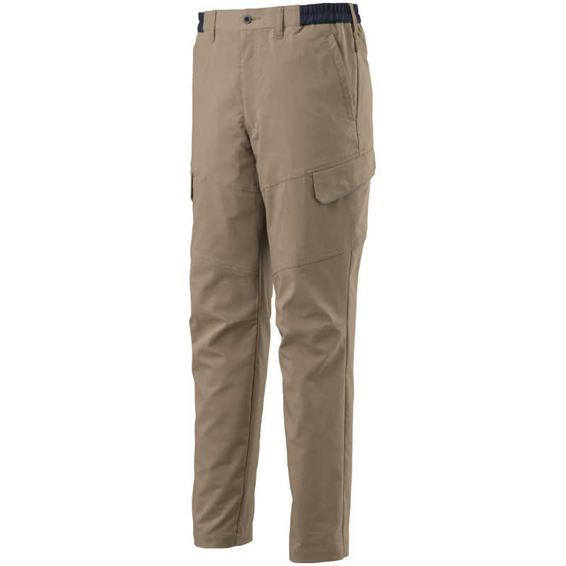 ミズノ　ワークパンツ(春夏／制電素材)[ユニセックス] L 49：ベージュ×ネイビー　F2JF158049