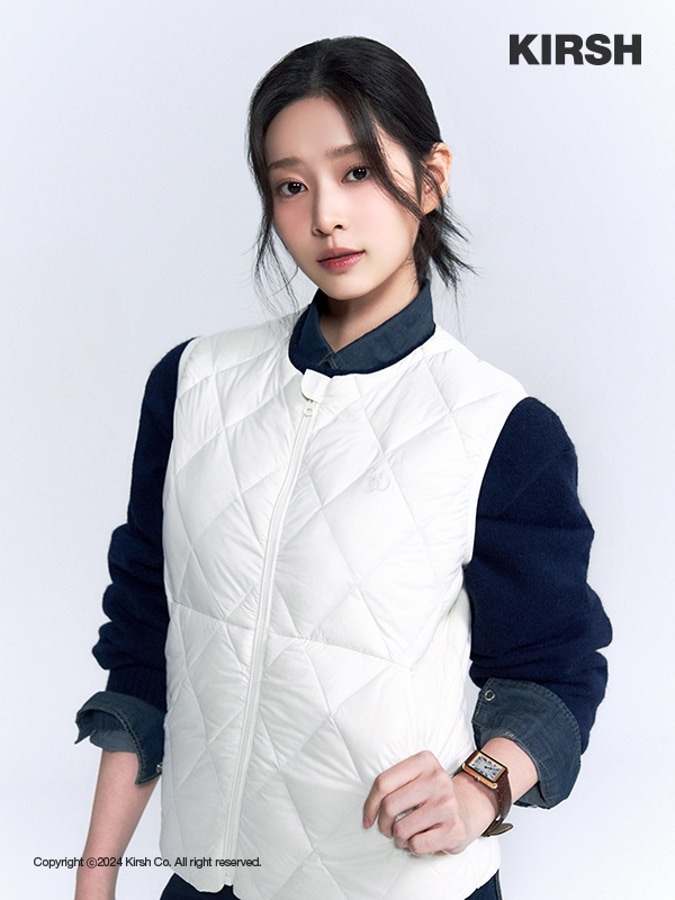 CLOUD DOWN VEST [IVORY]