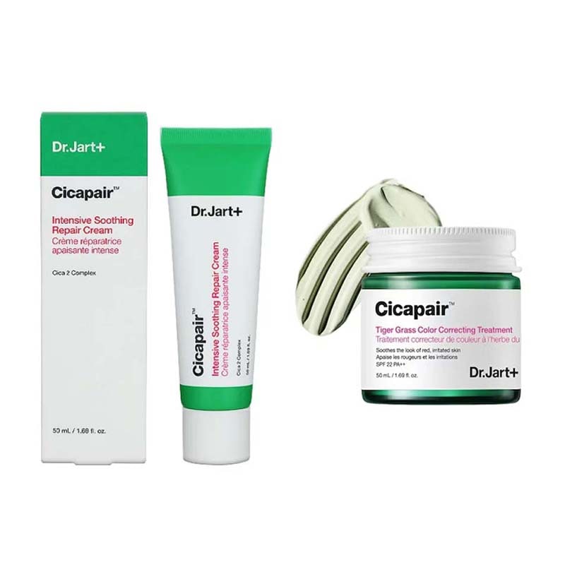 [1+1]シカペアインテンシブスージングリペアクリーム/50ml /シカペアタイガーグラスカラーコレクティングトリートメント/50ml/シカペア クリーム フェイスクリーム/肌バリア改善/ スキンケア