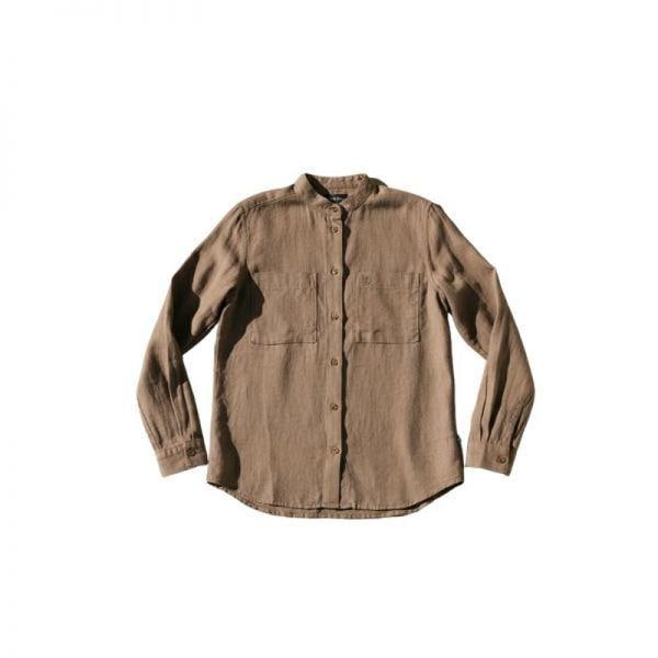 FJALLRAVEN 26SS 女性 オービック ヘンプ 長袖シャツ (14600149244) (OVIK HEMP SHIRT LS W)
