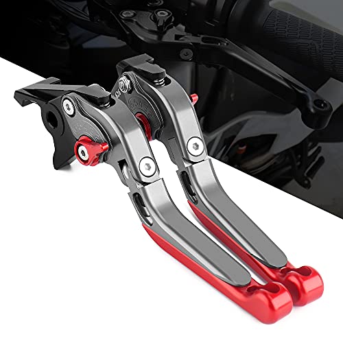 色：グレー レッド CXEPI 6段階調整 ブレーキレバー＆クラッチレバー CB400SF レブル2
