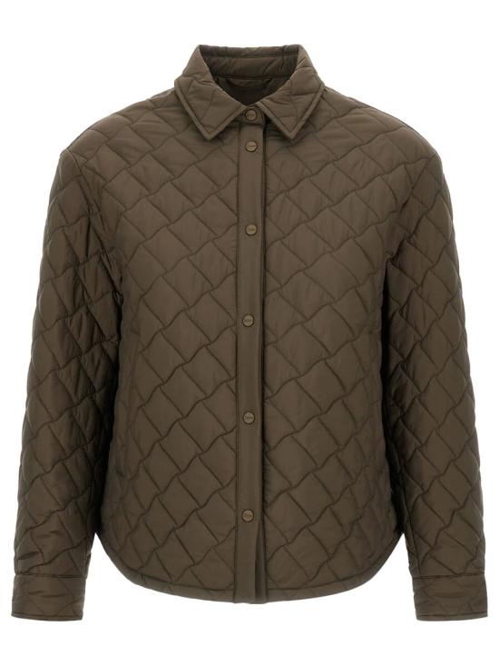 HERNO Women Bubble Jackets GI000351D 12456Z 7720 VERDE BEIGE