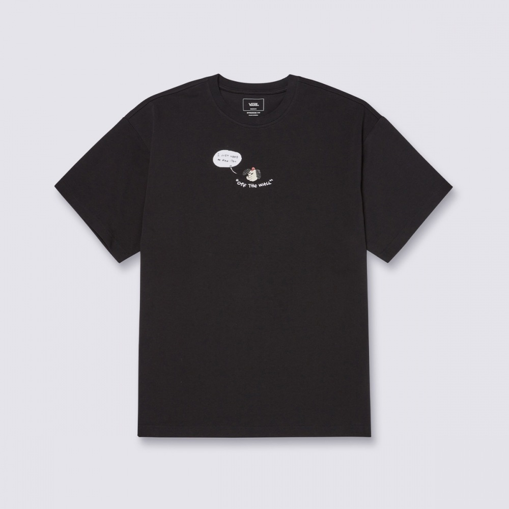 バンズ [アジアアーティストコレクション Vans X Riroo] 半袖Tシャツ VN000QF4BLK-BLACK