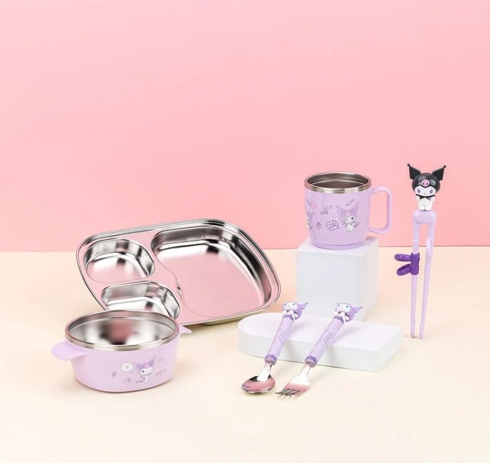 【Lilfant】正規品 子供用食器セット 6P - クロミ / 韓国子供大人気